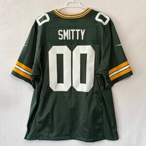Green Bay Packers Football Jersey Smitty 00 Nike Stitched NFL Adult XXL